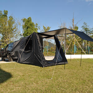 Tente de fourgonnette SUV pleine grandeur pour 6 personnes tente SUV de voiture auvent d'ombrage de hayon tente de <span class=keywords><strong>coffre</strong></span> de véhicule pour SUV ou fourgonnette pleine grandeur - Product Image 2
