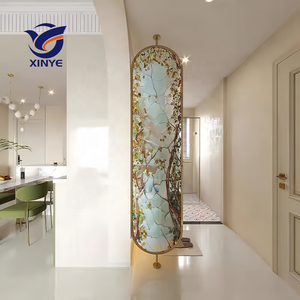 Manufacturer Design Rotatable Stainless Steel Frame Partition Metal <strong>Screen</strong> <strong>Room</strong> <strong>Divider</strong> Privacy Freestanding Waterproof - Product Image 3