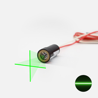 Nouveau module Laser croisé haute stabilité vert basse puissance 520nm classe II DC 6V haute sécurité pour le guidage de la couture