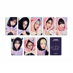 <span class=keywords><strong>KPOP</strong></span> ATEEZ 8 pièces/ensemble Photocard brillant style coréen Mingi Seongha Yeosang Yunho San GOLDEN HOUR PART.4 Album Carte Selfie Cadeau pour fans - Product Image 4