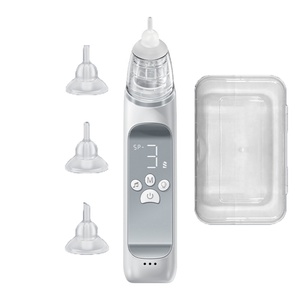 Aspirateur nasal pour bébé, grand modèle, avec 3 embouts en silicone - Product Image 1