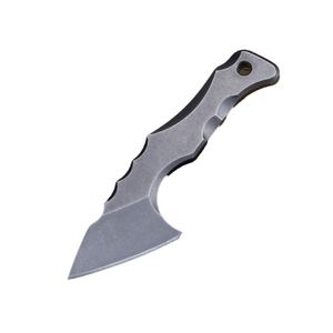 Couteau de poche à lame fixe en acier D2 personnalisable, DIY, OEM, pour la survie en plein air, design tactique multifonctionnel, chasse - Product Image 1
