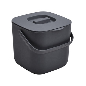 4L Thùng rác nhỏ gọn rác có thể nhỏ nhựa chất thải Thùng nhà composter thực phẩm Ủ - Product Image 5