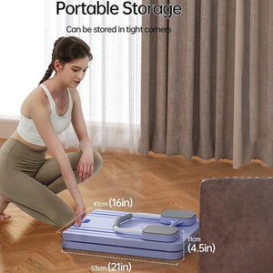 Ladyglow nhà đa chức năng Pilates Hội Đồng Quản trị có thể gập lại Cải Cách nâng cấp trượt bụng tập thể dục Pilates Hội Đồng Quản Trị - Product Image 2