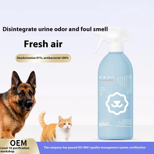 Botol plastik semprot penghilang bau kucing & anjing antibakteri, aroma oranye manis ramah lingkungan untuk penggunaan hewan peliharaan - Product Image 4