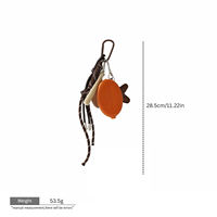 Porte-monnaie mini en silicone style sport, porte-clés, breloque de sac, accessoire suspendu