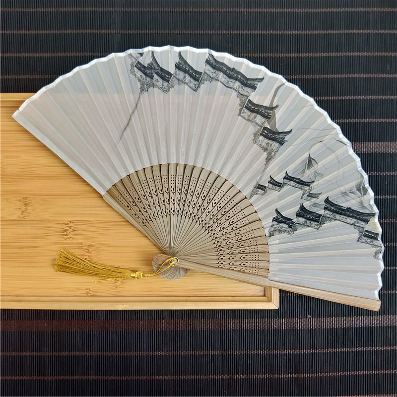 2020 оптовая продажа, высококачественный персонализированный бамбуковый ручной вентилятор