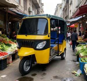 TUKTUK sepeda roda tiga listrik, dengan badan terbuka 60V 30-50km/H bagus untuk membawa orang Daya yang cukup 4 penumpang & muatan berat - Product Image 5
