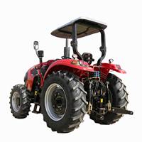 Machinerie agricole chinoise Tracteur agricole diesel 100 ch Prix bas Tracteur agricole 4x4 Agriculture avec chargeur à vendre Brésil