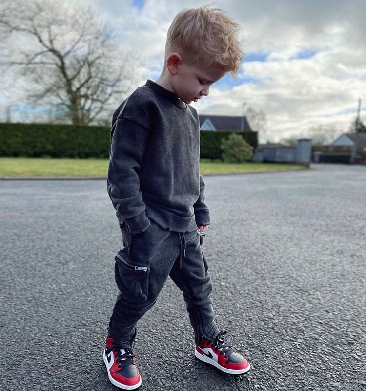 Kids Fall Clothes Outfit Hoodie Sweatshirt Sweatpants Clothing Set