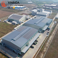 Structure de stockage en acier Alpha pour centre de distribution national, cadre rigide Q355B avec revêtement CWB et Galvalume
