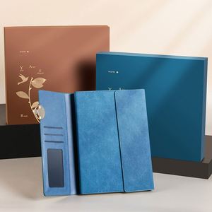 Notebook <b>Gift</b> Box Wenchuang <b>Bookmark</b> Customizable Teachers' Day Souvenir for Elders Featuring 'Forbidden City' Design Leather - Product Image 6