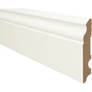 Usa phổ biến trang trí gỗ TRIM ván chân tường 16 feet Trắng Primer Ốp chân tường Board MDF