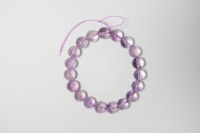Bracelet extensible unisexe de haute qualité en améthyste naturelle, perles de protection et d'énergie porte-bonheur, vente en gros