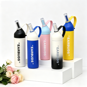 Nouvelle <span class=keywords><strong>Bouteille</strong></span> d'Eau <span class=keywords><strong>Isotherme</strong></span> en Acier Inoxydable 2026 pour Activités de Plein Air, Escalade en Montagne, Sport Portable avec Couvercle Anti-Poussière, Paille et Poignée - Product Image 6