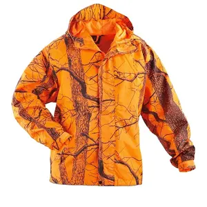 De camuflaje de caza y pesca ropa de chaqueta impermeable chaqueta de caza chaqueta impermeable