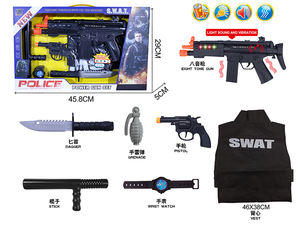 أحدث ألعاب 2022 ، لعبة شرطة ، لعبة رماية عسكرية ، سترة Swat للأطفال - Product Image 6