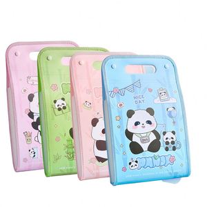 Carpeta de Archivos Expandible Vertical Portátil con Diseño de Dibujos Animados, Bolsa Organizadora de Documentos de PP para Estudiantes, Tamaño A4 - Product Image 1