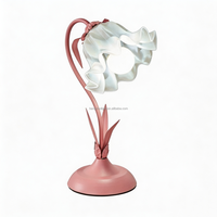 Lampe de chevet moderne en fer, écologique, romantique, chaleureuse et élégante, décoration de mariage, lampe de table pour chambre à coucher