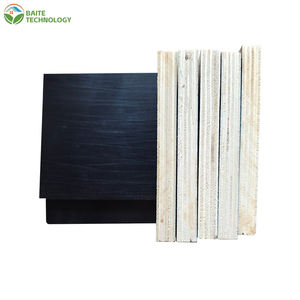 Coffrage de construction 15-18 mm Placage de pin-eucalyptus noir revêtu Noyau solide Panneau écologique Anti-corrosion Résistant à l'eau - Product Image 2