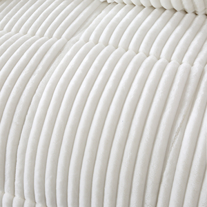 Super Soft White Plush Striped <strong>Comforter</strong> Thickened Warm Winter Bed Quilt Fluffy <strong>Rabbit</strong> Fur Like Bedding <strong>Comforter</strong> ForAlI Seasons - Product Image 6