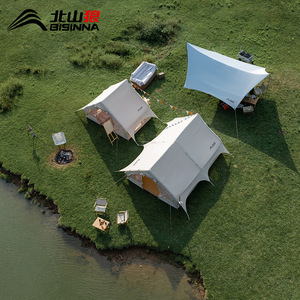 Beishanlang Inflatable Tent 400x300x200mm Single Layer 6-8 Person Waterproof Outdoor Camping Gear - Product Image 4