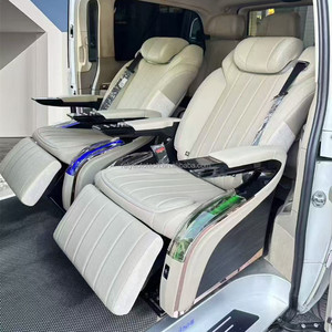 مقعد سيارة فاخر معدل بتصميم جديد، مقعد كابتن مايباخ مع مسند ذراع قابل للتعديل لسيارات في كلاس وفيتو وميتريس W447 وسبرينتر فان وسيارات الدفع الرباعي - Product Image 3