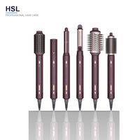 Lisseur et Brosse Coiffante Ionique Portable Professionnel 6-en-1 1200W Moteur BLDC 110 000 tr/min Outils de Coiffure