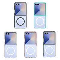Coque arrière magnétique transparente 2MM pour Motorola Razr Ultra Plus 2025 2024 2023 Etuis de protection anti-rayures et anti-chocs pour téléphone