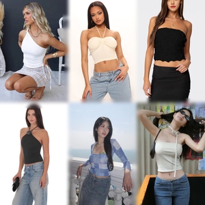 服装库存工厂批发散装成包各种品牌女士全新女装上衣 - Product Image 3