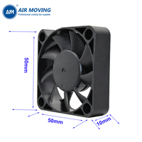 Ventilateur DC AM5010H12 5010 50x50x10mm 50mm Petit ventilateur humidificateur 5V 5000 tr/min 6000 tr/min