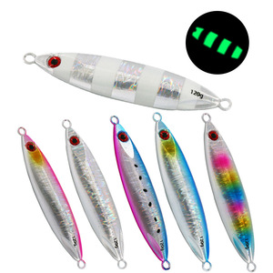 Señuelo Luminoso para Pesca de Fondo 120g, Señuelo de Movimiento Lento para Pesca de Atún en Alta Mar - Product Image 1