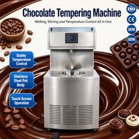 Máquina Templadora de Chocolate Continua, Dispositivo de Fusión y Templado, Control Digital, Equipo de Chocolate de Acero Inoxidable