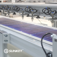 Panneau solaire Sunket avec batterie et onduleur 540W 550W 400 Watt, module solaire photovoltaïque