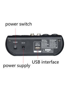 Mezclador Digital de 8 Canales con Función USB y <span class=keywords><strong>Bluetooth</strong></span>, Mezclador de <span class=keywords><strong>DJ</strong></span> para Actuaciones en Escenario, <span class=keywords><strong>Mesa</strong></span> de Sonido - Product Image 5