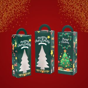 Custom Christmas Treat <b>Boxes</b> OEM Printed Folding Paper Box With Die Cut Handle Wholesale Vietnam Manufacturer Factory Sell - Product Image 1
