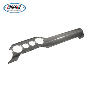 BFB 4 trous, autocollant décoratif pour tableau de bord de voiture en fibre de carbone sèche, noir brillant/mat, garniture de panneau pour l'intérieur de la <span class=keywords><strong>Mustang</strong></span> <span class=keywords><strong>2015</strong></span>-2019 - Product Image 4