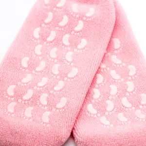 Trade Assurance Service OEM Moisturizing Spa Gel Socks Silicone Gel Sock Cooling Gel Sock