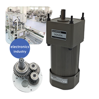 Moteur à engrenages micro AC à haute efficacité 120W avec boîte de vitesses, moteur à induction AC monophasé 220V 380V pour systèmes HVAC