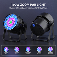 Lumière de scène Par 19x10w RGBW focalisée et lumineuse, contrôlée par DMX512 pour les concerts, les DJ, les discothèques, les fêtes, les mariages
