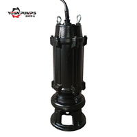 Pompe centrifuge verticale submersible pour eaux usées, 1 CV, 2-2,5 m³/h, en acier inoxydable, 5,5 kW