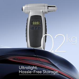 Richtek 2025 dijital hava basıncı lastik göstergesi şişirme TPMS el feneri ve acil çekiç ile LCD ekran 3V 1 yıl garanti - Product Image 2