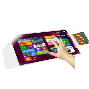 65-Zoll-Touchfolie 20 Punkte berühren holo graphische transparente USB-Touchscreen-Folie