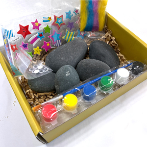 Creativo dipinto pietra pittura ciottolo fai da te fiume colorato rocce pietra - Product Image 3