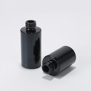 Flacon compte-gouttes en verre pour huile à <span class=keywords><strong>barbe</strong></span> cosmétique 20ml 30ml 1OZ 40ml 60ml flacon compte-gouttes pour sérum <span class=keywords><strong>noir</strong></span> brillant avec <span class=keywords><strong>bouton</strong></span> poussoir - Product Image 6