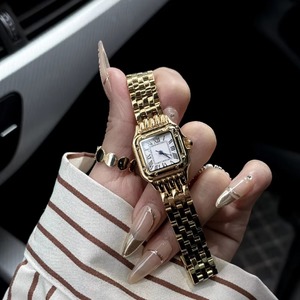 Reloj de Cuarzo para Mujer, de Lujo, Cuadrado, de Acero Inoxidable, con Movimiento Citizen, Esfera Analógica, Estilo Retro, Resistente al Agua - Product Image 4