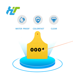 Étiquettes d'oreille personnalisées de piste de bétail de vache en TPU pour l'élevage Nouvel état Impression laser/jet d'encre incluse - Product Image 5