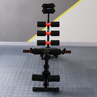 Appareil de fitness multifonction Mstar pour la maison, machine d'exercice abdominale six-en-un, en fer, pour le soin musculaire et la remise en forme totale, 120 kg
