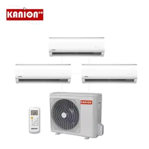 Factory Price EU Standard multiple zone 7000BTU 50HZ 220V Inverter wall split mounted air conditioner