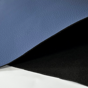 Cuero de imitación de PU con patrón de Lichee de microfibra antiarañazos para <span class=keywords><strong>muebles</strong></span>, cuero de Pu personalizado ecológico para bolso de billetera - Product Image 2